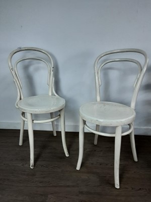 Lot 534 - PAIR OF BENTWOOD CAFE CHAIRS