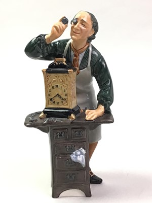 Lot 518 - ROYAL DOULTON FIGURE OF THE CLOCKMAKER