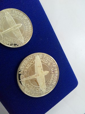 Lot 67 - BATTLE OF BRITAIN GOLD MEDAL TRIO