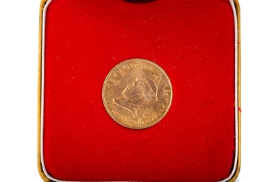 Lot 84 - BHUTAN GOLD ONE SERTUM  COIN