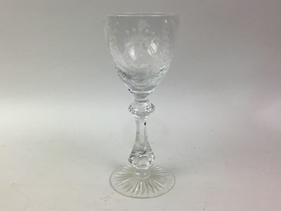 Lot 631 - WEBB CORBETT DERBY 200 CRYSTAL GOBLET