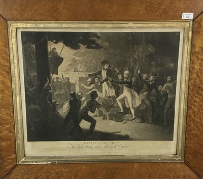 Lot 612 - TWO PRINTS DEDICATED TO LORD NELSON