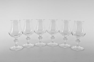 Lot 10 - SET OF SIX MACALLAN LALIQUE CRYSTAL GLASSES