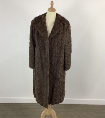 Lot 640 - TWO FUR COATS