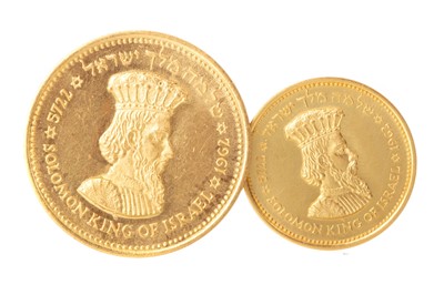 Lot 109 - SOLOMON KING OF ISRAEL - TWO GOLD COINS