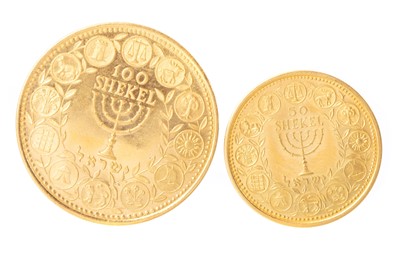 Lot 109 - SOLOMON KING OF ISRAEL - TWO GOLD COINS