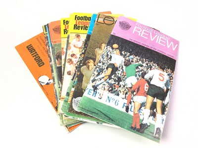 Lot 687 - ENGLISH, COLLECTION OF PROGRAMMES AND FOOTBALL LEAGUE REVIEWS