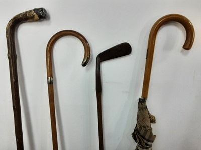 Lot 678 - GROUP OF WALKING STICKS