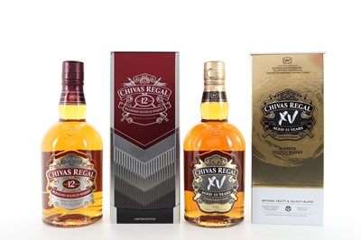 Lot 172 - CHIVAS REGAL 15 YEAR OLD AND 12 YEAR OLD