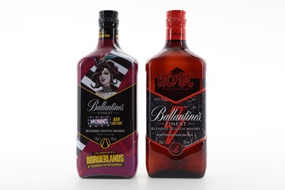 Lot 433 - BALLANTINE'S FINEST AC/DC EDITION AND BORDERLANDS EDITION