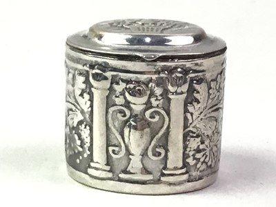 Lot 775 - FIVE SILVER PILL BOXES