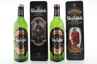 Lot 432 - 2 BOTTLES OF GLENFIDDICH SPECIAL RESERVE - CLANS DRUMMOND AND MONTGOMERIE