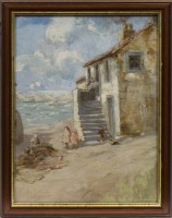 Lot 277 - JAMES WATSON (SCOTTISH), A SUMMER AFTERNOON ON...