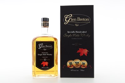 Lot 450 - GLEN BRETON 10 YEAR OLD 75CL