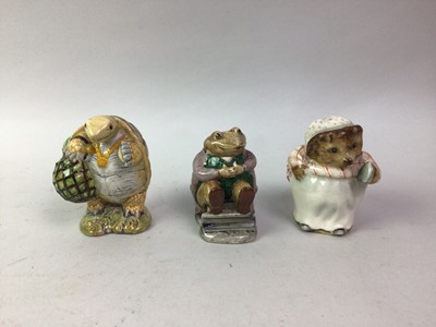 Lot 760 - THREE BESWICK BEATRIX POTTER CHARACTER FIGURES