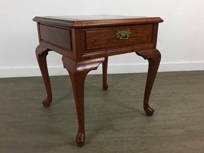 Lot 732 - CHINESE HARDWOOD SIDE TABLE