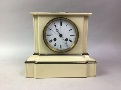 Lot 787 - SLATE MANTEL CLOCK