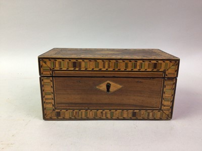 Lot 480 - MARQUETRY WORK BOX