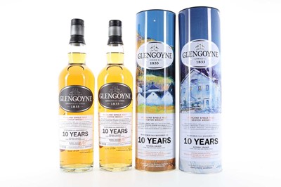 Lot 356 - 2 BOTTLES OF GLENGOYNE 10 YEAR OLD JOLOMO GLASGOW SCHOOL OF ART MAKINTOSH APPEAL