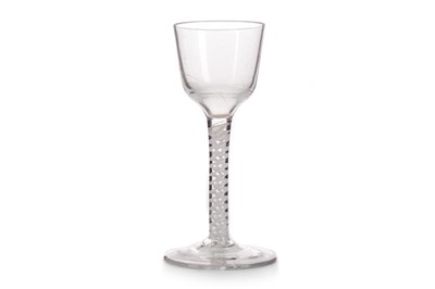 Lot 1466 - GEORGIAN WINE GLASS