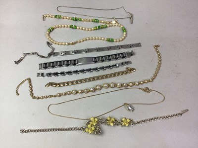 Lot 33 - TWO GOLD ROPE CHAINS