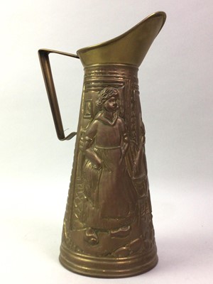 Lot 36 - ARTS & CRAFTS COPPER AND BRASS VASE