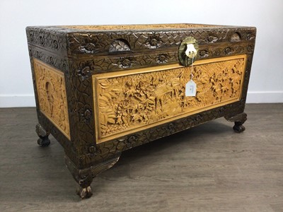 Lot 92 - CHINESE CAMPHORWOOD BLANKET CHEST