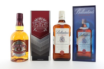 Lot 299 - CHIVAS REGAL 12 YEAR OLD AND BALLANTINE'S FINEST 75CL