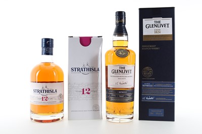 Lot 372 - STRATHISLA 12 YEAR OLD AND GLENLIVET MASTER DISTILLER'S RESERVE