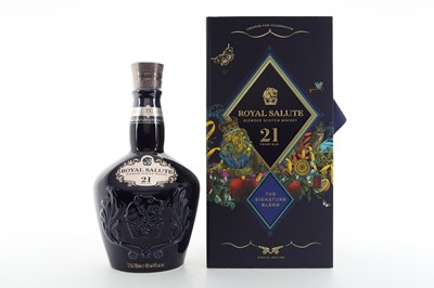 Lot 370 - CHIVAS ROYAL SALUTE 21 YEAR OLD KRISTJANA S WILLIAMS LIMITED EDITION