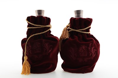 Lot 44 - 2 CHIVAS ROYAL SALUTE 21 YEAR OLD RUBY DECANTERS