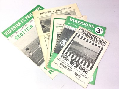 Lot 1762 - HIBERNIAN F.C., COLLECTION OF PROGRAMMES