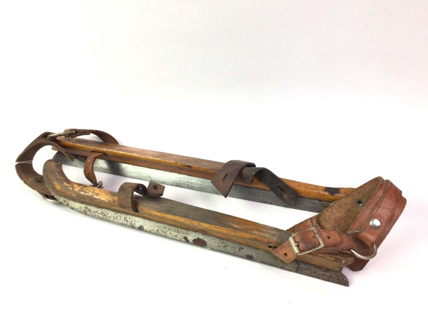 Lot 271 - TWO PAIRS OF VINTAGE ICE SKATES