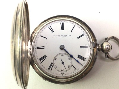 Lot 176 - ELGIN MILITARY STYLE OPEN FACE POCKET WATCH