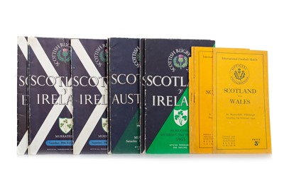 Lot 1776 - SCOTLAND, COLLECTION OF INTERNATIONAL RUGBY PROGRAMMES