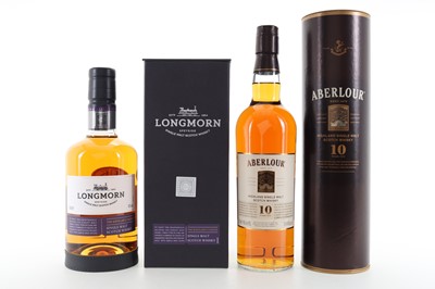 Lot 350 - ABERLOUR 10 YEAR OLD AND LONGMORN DISTILLER'S CHOICE