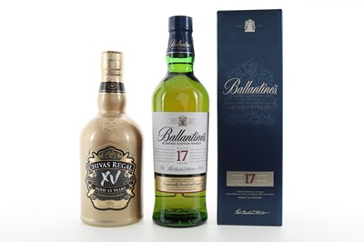 Lot 357 - CHIVAS REGAL 15 YEAR OLD 75CL AND BALLANTINE'S 17 YEAR OLD 75CL