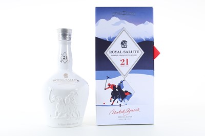 Lot 9 - CHIVAS ROYAL SALUTE 21 YEAR OLD SNOW POLO EDITION