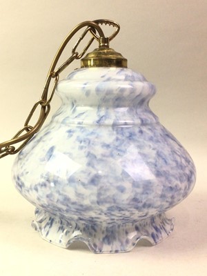 Lot 115 - TWO GLASS CEILING LIGHTS