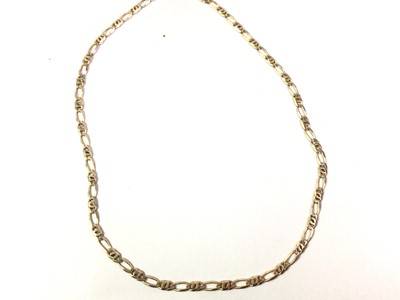 Lot 213 - NINE CARAT GOLD NECKLACE