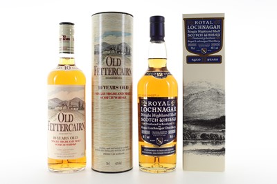 Lot 55 - ROYAL LOCHNAGAR 12 YEAR OLD AND OLD FETTERCAIRN 10 YEAR OLD