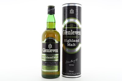 Lot 374 - GLENLEVEN 12 YEAR OLD 75CL