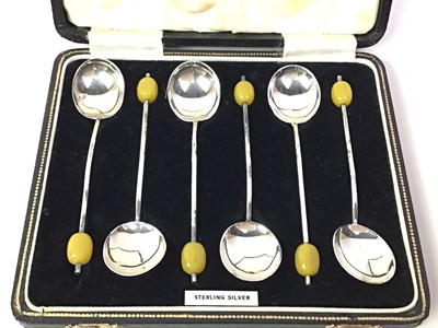 Lot 57 - SET OF SIX GEORGE VI SILVER SPOONS