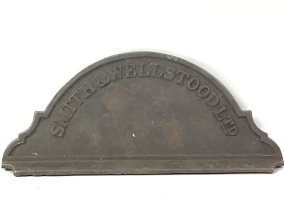 Lot 59 - COLLECTION OF CAST IRON COOKER AND STOVE PLAQUES