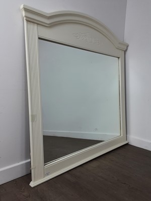 Lot 251 - MODERN OVERMANTEL WALL MIRROR