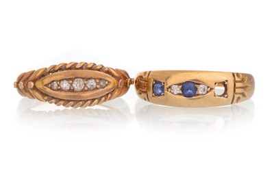 Lot 511 - TWO VICTORIAN RINGS