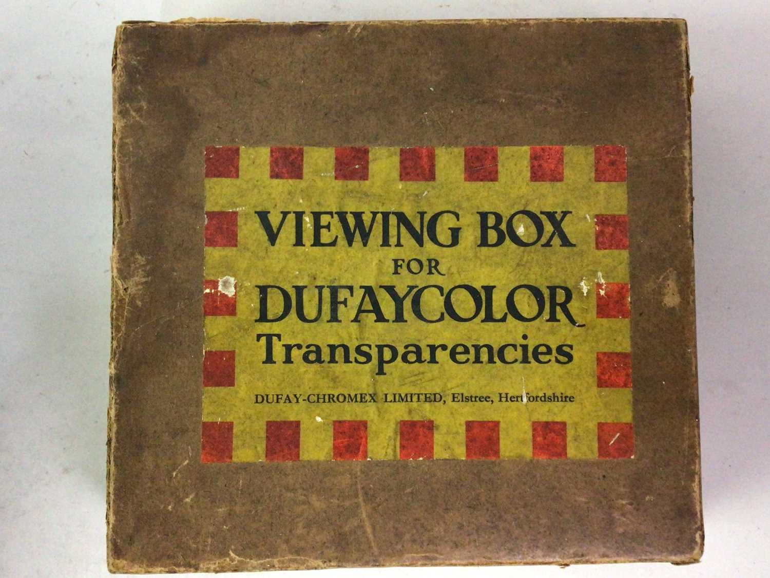 Lot 106 - VIEWING BOX FOR DUFACOLOR TRANSPARENCIES