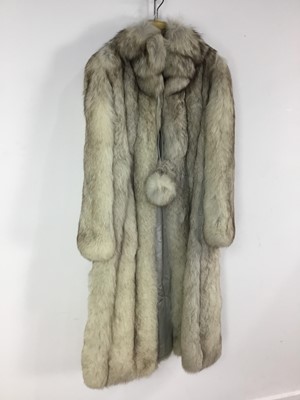 Lot 392 - FOX FUR COAT