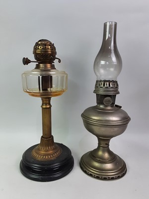 Lot 397 - GROUP OF SIX OIL LAMPS