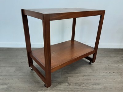 Lot 317 - MID CENTURY TEAK DRINKS TROLLEY